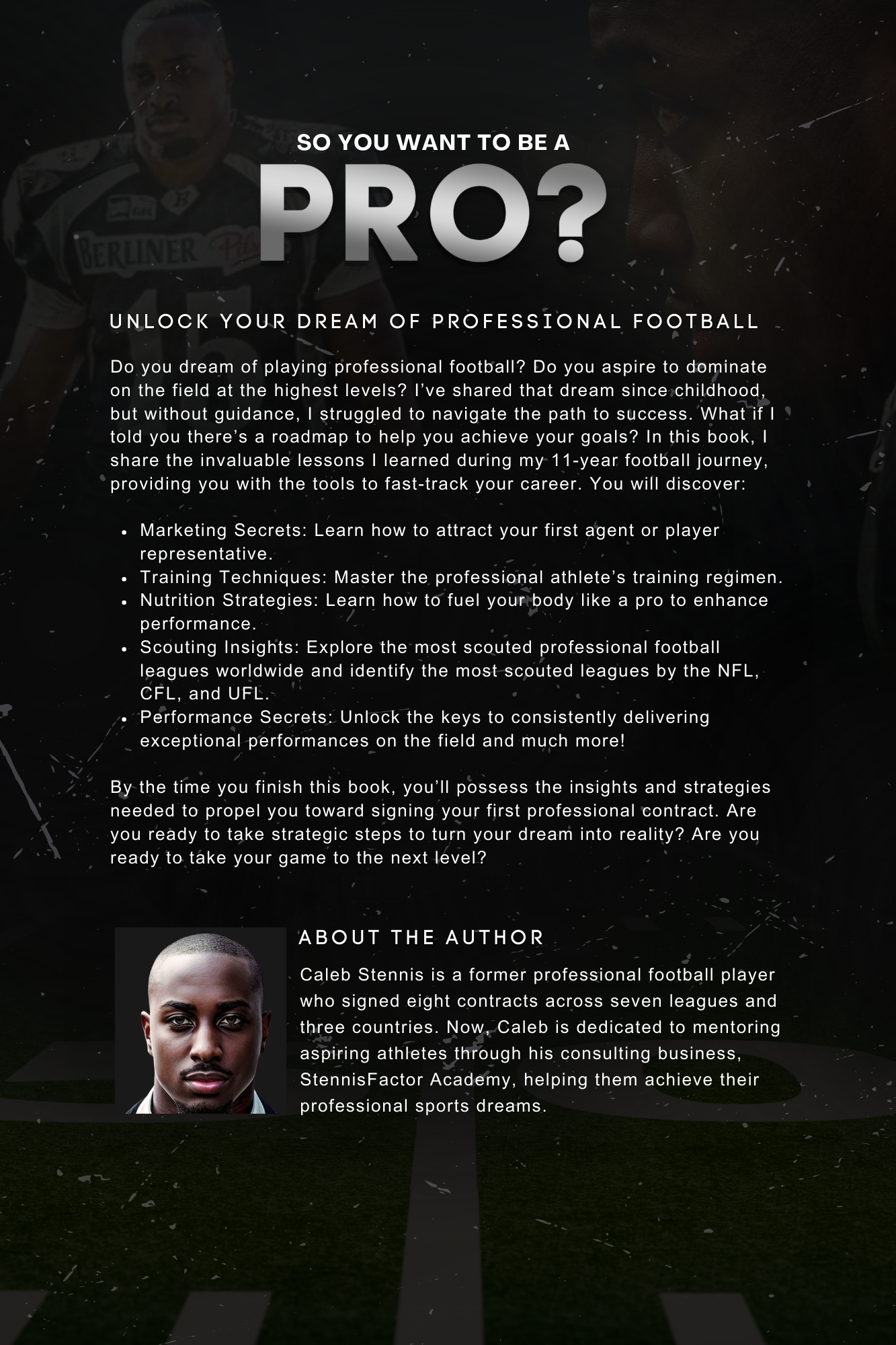 So You Want to Be A Pro? A Guide to Having a Successful Professional Football Career (Print)
